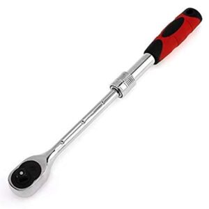 KROST 1/2" Square Drive Socket Wrench With Extendable Ratchet Handle & 11 in 1 Pocket Multitool