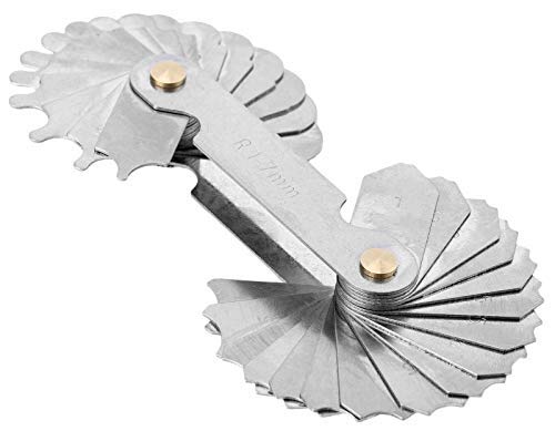 KROST Precision Radius Gauge Set, 1-25 Mm, Silver - Image 5