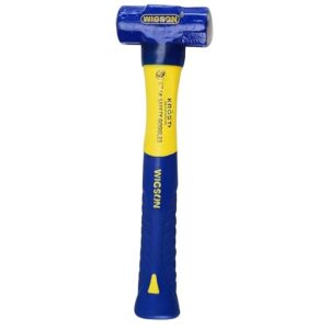 KROST Wigson Sledge Hammer with Shock-Absorbing Fibreglass Handle & Textured Cushion Grip (1.5LB)