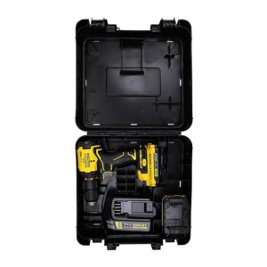 STANLEY FATMAX SBD710D2K-B1 13 mm Cordless Brushless Drill Machine Driver, 1900 RPM, 60 Nm Torque, Li-ion Batteries – 20V 2.0Ah with Charger, Kit Box, 2 Speed Gearbox, 2 Years Warranty