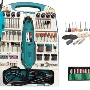 Krost™ 350pcs Multipurpose Mini Electric Die Grinder Rotary Tool And Accessory Kit for Carving,Grinding, Cutting, Polishing.
