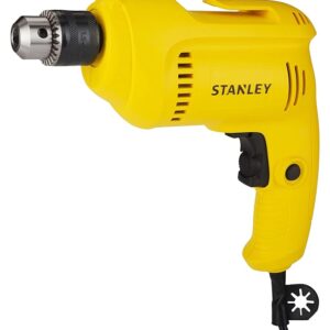 STANLEY STDR5510 550W 10mm Reversible Corded Electric Rotary Drill (Yellow)