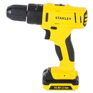 STANLEY SCH121S2-B1 10.8V Li-Ion Cordless Hammer Drill Driver w Battery Charger and Kitbox-2×1.5Ah Battery Included