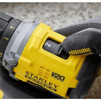 STANLEY FATMAX SBD715D2K-B1 20V 2.0Ah 13 mm Cordless Brushless Hammer Drill Machine With 2x2.0Ah Li-ion Batteries & 1pc Charger - Image 4