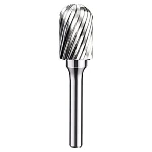 KROST Carbide Rotary Burr, Tungsten Carbide Rotary Burr Set, 1/4 inch Shank Die Grinder Bits, Carbide Rotary File for Metal Wood Carving, Engraving, Polishing, Drilling. (B4)