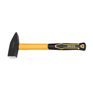 INGCO 1000G Professional/Home Usage Drop Forged Fiber Glass Handle Machinist Hammer