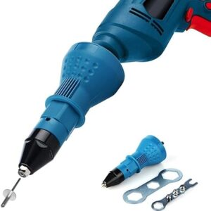 KROST Rivet Nut Converter, Riveting Tool, Rivet Gun Converting Tool, Rivet Machine Converter, Convert Drill Machine into Rivet Gun(2.4mm,3.2mm,4mm,4.2mm)