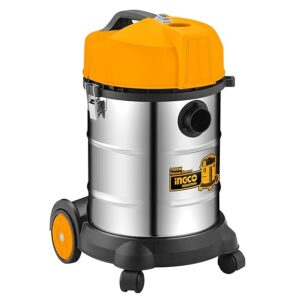 INGCO Vacuum Cleaner,1400W | 1.9CBM/Min | 16-18KPa | 30L Stainless Steel Vacuum Cleaner