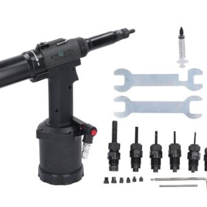 KROST M3-M12 Pneumatic Rivet Nut Gun Automatic Pneumatic Rivet Gun Hydraulic Rivet Gun Rivet Tool,Air Pop Riveter Nut Gun, Air Hydraulic Nut Riveter. (M3-M12)