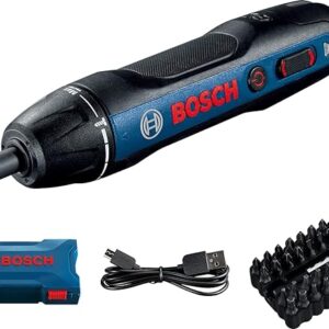 Bosch GO 2 Professional Kit, Lithium-ion Cordless Screwdriver + 33 piece Screwdriver Bit Set + Case