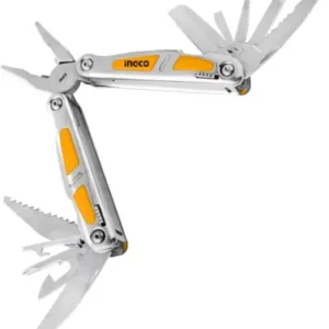 INGCO HFMFT0115 Foldable Multi Utility Plier (15 Tools, Yellow)