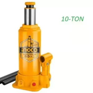 INGCO HBJ1002 10-TONS Easy Car Lifting Bottle Shape Jazz Hydraulic (10000 kg) Vehicle Jack (10000 kg)