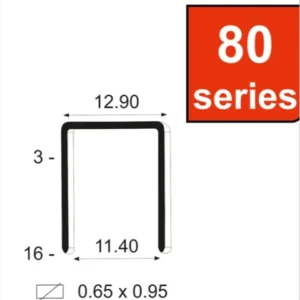 Kaymo Staples Pin 80 Series – 80-3-75mm