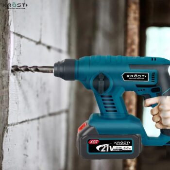 KROST PRO Series Combo Kit, Cordless Hammer Drill, Cordless Angle Grinder, Cordless Impact Wrench, Brushless Motor, With 2 pcs 5.0Ah Batteries and Fast Charger
