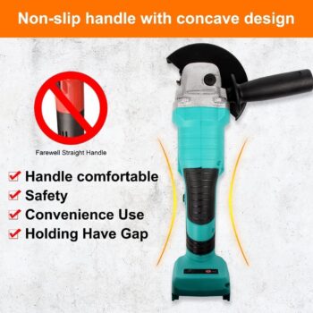 KROST PRO Series Combo Kit, Cordless Hammer Drill, Cordless Angle Grinder, Cordless Impact Wrench, Brushless Motor, With 2 pcs 5.0Ah Batteries and Fast Charger