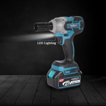 KROST PRO Series Combo Kit, Cordless Hammer Drill, Cordless Angle Grinder, Cordless Impact Wrench, Brushless Motor, With 2 pcs 5.0Ah Batteries and Fast Charger