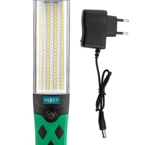 KROST Cordless Workshop Portable Emergency Light Safety Work Light Garage Car/Truck Inspection Repair Handheld Work Lamp with Hook Cordless LED, Charger Included