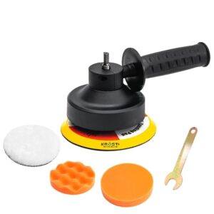 KROST 5″ Dual Action Drill Machine Conversion Head for Car Polisher, Sander, Finisher, Dual Action Polisher, Bike Polisher, Wood Sander