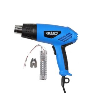 KROST Heat Gun 2000W Witch Extra Coil Multipurpose Heavy Duty, Dual Temperature and Air Flow Control Hot Air Gun Heating Helps in Shrink Wrapping, Paint Removal, Wire Shrinking, Crafting