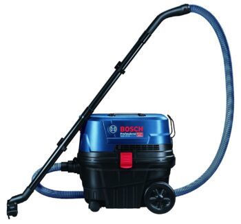 Bosch Gas 12-25 Heavy Duty Wet/Dry Vacuum Cleaner, 1,250W, 25 l Vol, 200 mbar, Click & Clean System with HEPA Filter, 9 kg + Accessories, 1 Year Warranty - Image 2