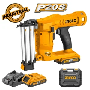 Ingco CBNLI2016 Lithium-ion Cordless Brad Nailer Kit – 20V, 2.0AH Battery, Charger Included