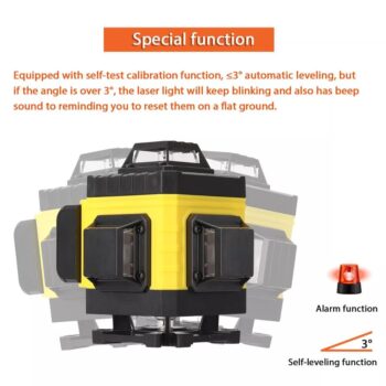 KROST 16 Lines Green Laser Level Pro with Remote Controller And Tripod
