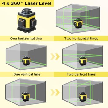 KROST 16 Lines Green Laser Level Pro with Remote Controller And Tripod