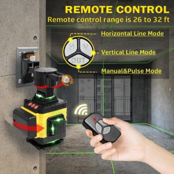 KROST 16 Lines Green Laser Level Pro with Remote Controller And Tripod