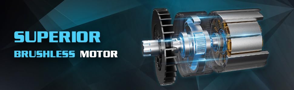 KROST ECO Series 380NM Brushless Round Cordless Impact Wrench Kit, 21V Double Li-Ion Batteries,Auto Stop Function, Forward/Reverse Rotation 4.0mAh Battery | Fast Charger(Impact Wrench) - Image 9