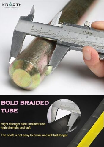 KROST 3000W Extensive 35 mm Concrete Vibrator Drill Needle with Shoulder Belt Strap for Easy Handling (With 1.5mtr +3mtr Needle)