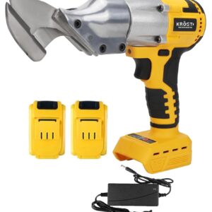 KROST Cordless Sheet Metal Shear, Cordless Scissor, Metal Cutting Tool, Shear Machine.