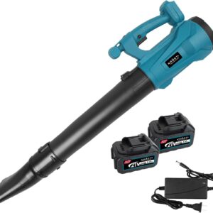 KROST Pro Series Cordless Long Leaf Blower- Powerful 200kmph Powered Handheld Variable-Speed Yard Blower for Lawn Care, Snow Blowing, Dust Cleaning