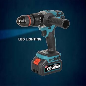KROST PRO 21V/37V Cordless Hammer Drill Machine with Dual Batteries And Fast Charger