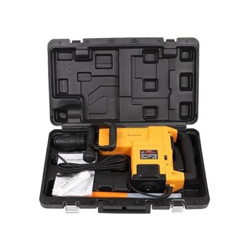 KROST Waterproof Demolition Hammer 11Kg, 2100W, Copper Armature With 6 Months Warranty Breaker, Chiseling, Pointed And Flat Chisel Bits (11kg) - Image 7
