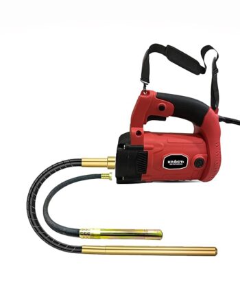 KROST 3000W Extensive 35 mm Concrete Vibrator Drill Needle with Shoulder Belt Strap for Easy Handling (With 1.5mtr +3mtr Needle)