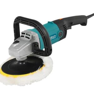 KROST Professional 7″ Car Polisher Machine Combo With Backup Pad And Wool Buffing Pad Double Insulated With Speed Adjustment ,Copper Winding (KROST)