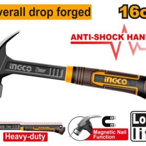 INGCO HCH81016L drop-forged 16oz/450g Claw hammer