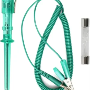 KROST Automotive Circuit – Current Tester 6V-24V | Professional Circuit Tester with Indicator Light | Long Probe with Alligator Clip for Continuity Car Voltage | for Sedan | SUV | RV | Truck