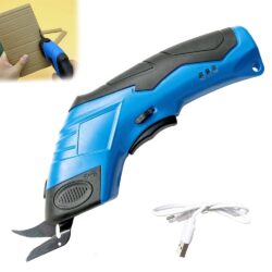 KROST Electric Cloth Cutting Scissors - Cordless Fabric Cutter Machine for Craft and Tailoring, Kaichi Scissors for Leather, Rechargeable Battery Operated