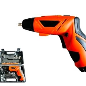 KROST Cordless ScrewDriver Kit 4.8V Rechargeable | Keyless Chuck | LED and Torch Light Drywall Screw Gun