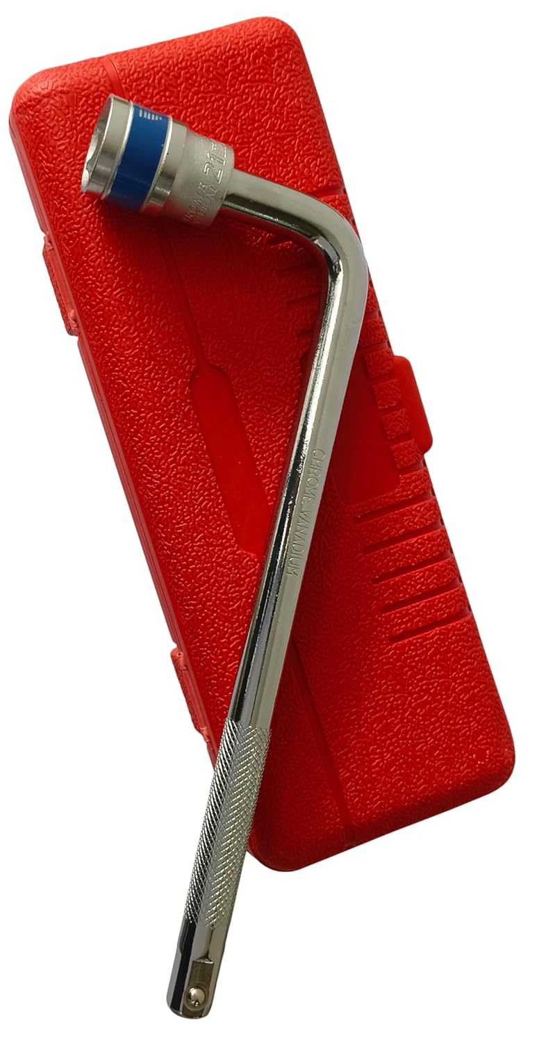 KROST 10 Pcs 1/2 inch Chrome Vanadium Socket Handle Set/Tool Box/Goti Pana for Automobiles/Bike/Car Repair/Home DIY Use - Image 2