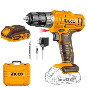 INGCO 12V Lithium-Ion Cordless Drill, CDLI1228