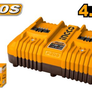 Ingco FCLI2034 P20S 20V 2-Slots 2 battery Fast Intelligent Charger