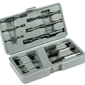 KROST 12 Pcs High-Speed Steel Drill Bits, Screw Extractors Kit, Easy Out Broken Bolt Remover Reverse, Screws&Studs Removal Tool