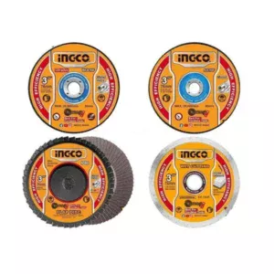 Ingco MCD07630 76mm (3") 30 Pcs Cutting And Grinding Disc Set