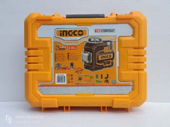 Ingco 16 V Cordless 3D Self Levelling Green Laser Line (HLL301201) 0-35m range