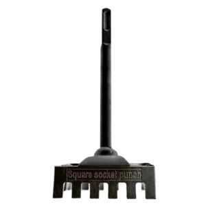 KROST High-Strength SDS Plus Square Hole Punch for 86-Type Junction Boxes, Heavy-Duty Square Slot Cutter for Rotary Hammer Brick and Concrete Wall Openings, Outlets Cutter Tool