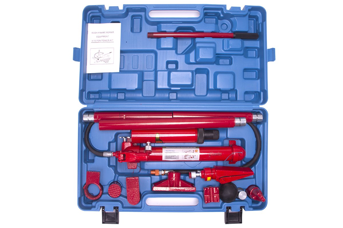 KROST 10 Ton Porta Power Hydraulic Jack Repair Kit Auto Shop Air Pump Lift Ram Body Frame Tool Heavy Set - Image 5