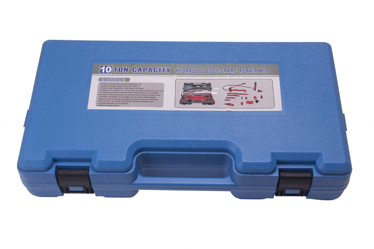 KROST 10 Ton Porta Power Hydraulic Jack Repair Kit Auto Shop Air Pump Lift Ram Body Frame Tool Heavy Set - Image 3