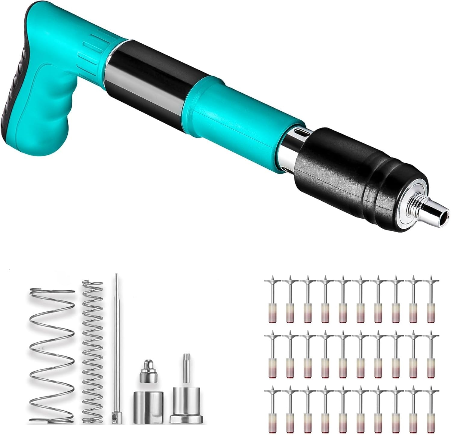 KROST Manual Steel Nail Gun Tool | Mini Nail Fixation Tool | Portable Mini Nail Shooting Machine | Nail Wall Fixing Tool | Household Woodworking Accessories with 16 Nail